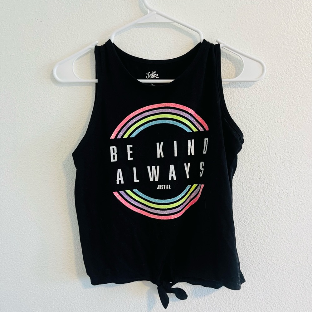 Justice Tank Top Kids Size L (12/14)